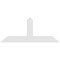 Ekena Millwork Portland Architectural Grade PVC Gable Bracket, 60"W x 25"H x 2"D x 6"F, 10/12 Pitch GBP060X25X0206POR00 - alternate 3